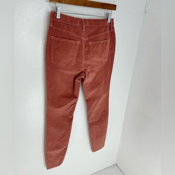 We the Free Corduroy‎ Skinny Pant Size 27 Raw Hem Modern Mauve Boho Chic Classic - Picture 9 of 14